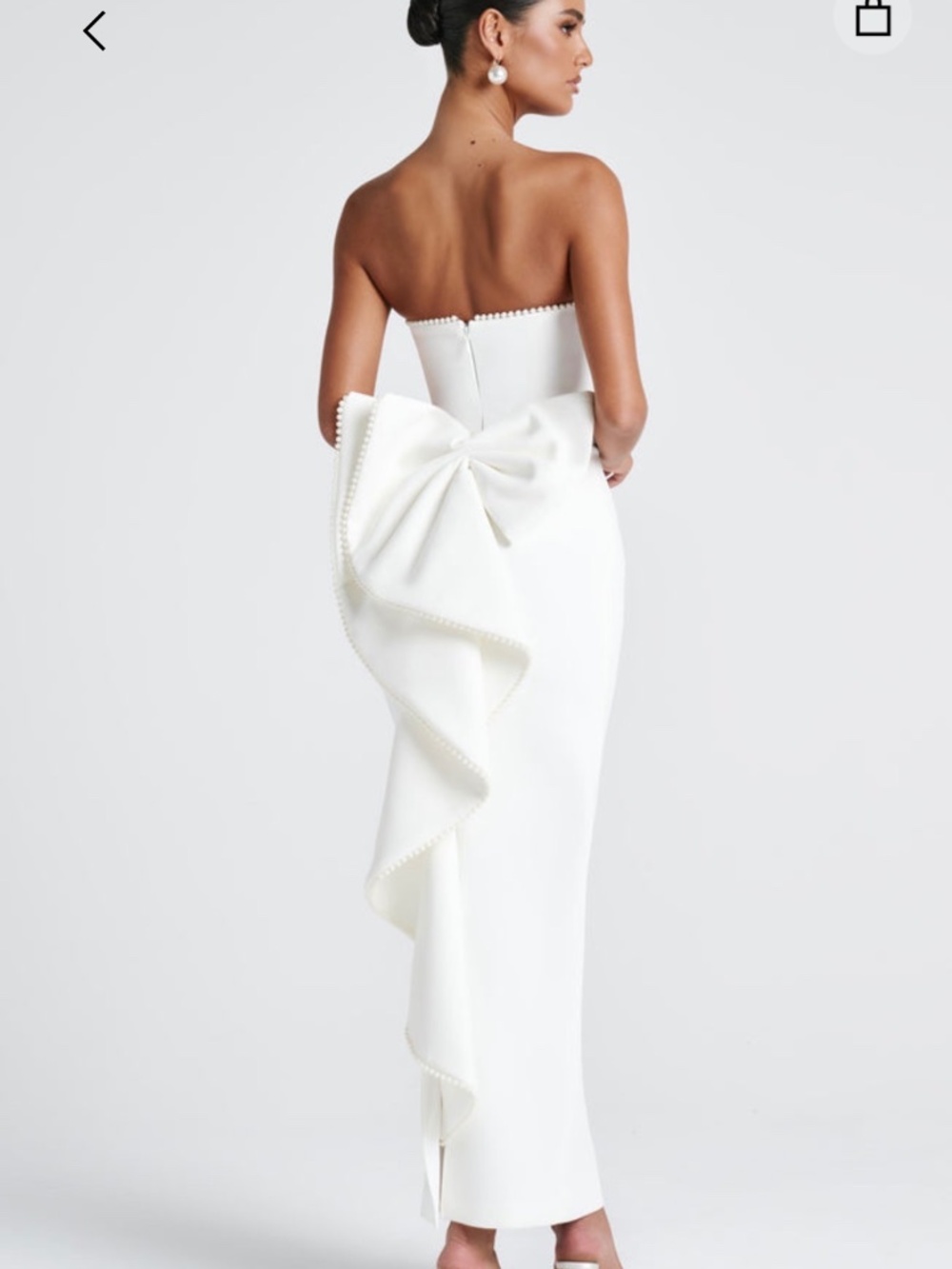 Baby boo Magnolia Maxi Dress- Ivory